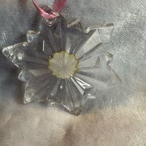 Princess House Crystal Star Ornament
